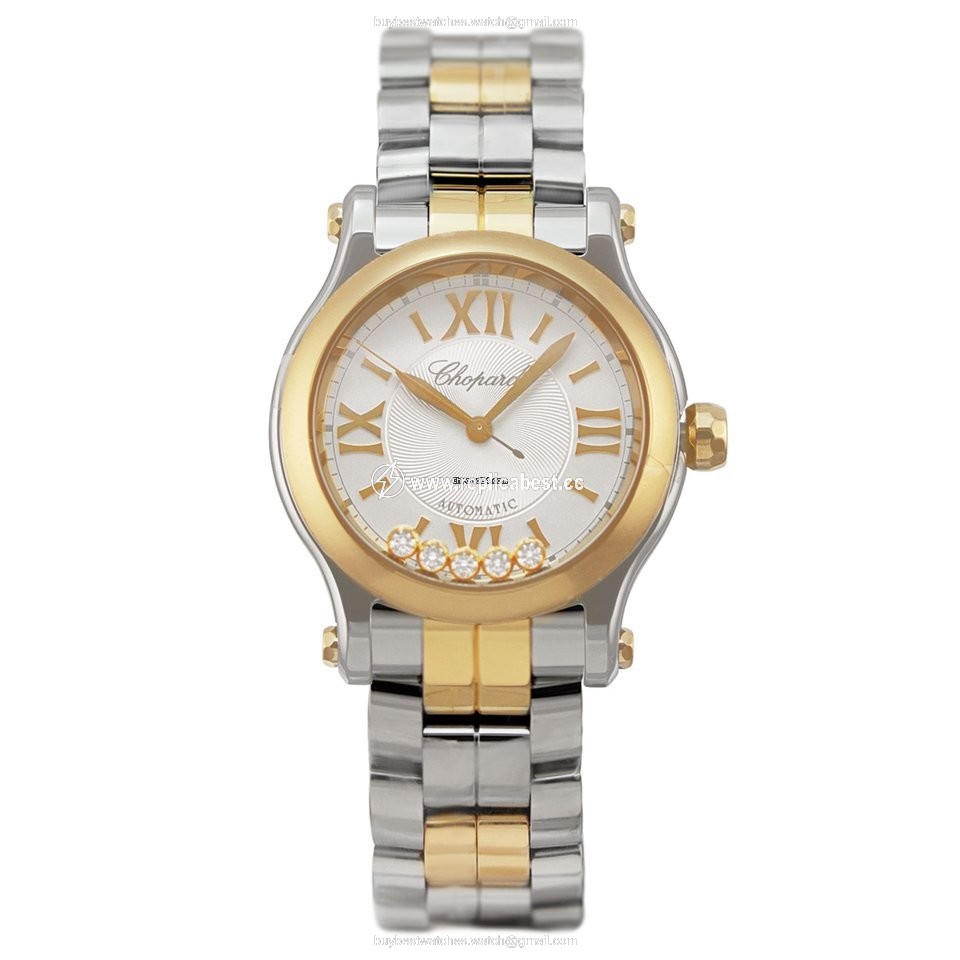 Chopard Happy Sport Womens watch Automatic Gold Steel 278573-6009