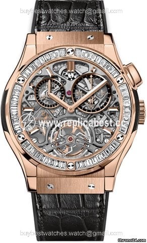 Hublot Classic Fusion 45, 42, 38, 33 mm Mens watch Unisex Manual winding Rose gold 506.OX.0180.LR.1904