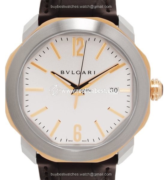Bulgari Octo Mens watch Unisex Automatic Gold Steel OC41C6SPGLD