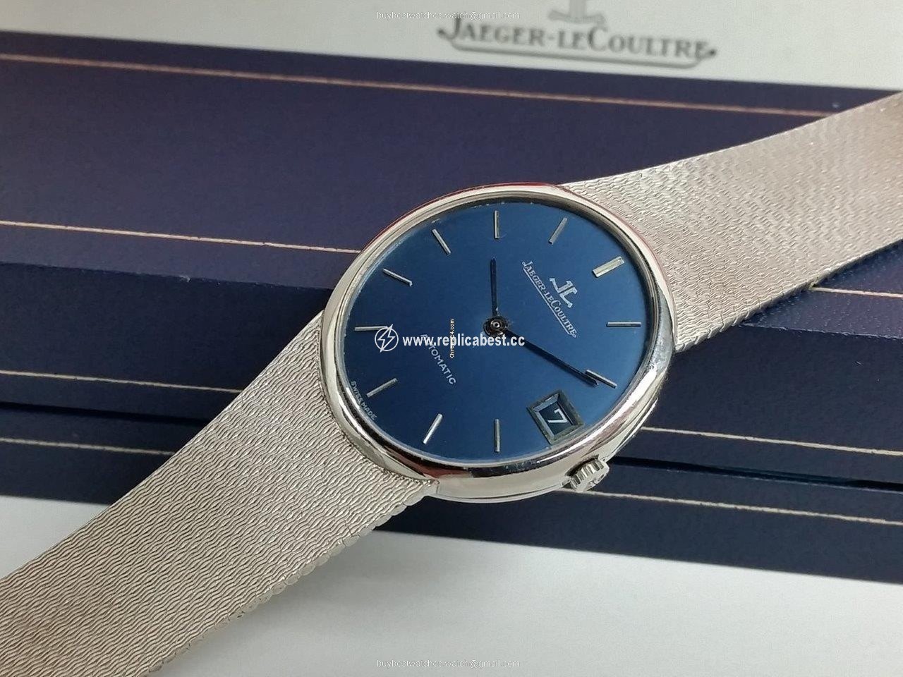 Jaeger-LeCoultre Mens watch Unisex Automatic White gold jaeger 5002-42