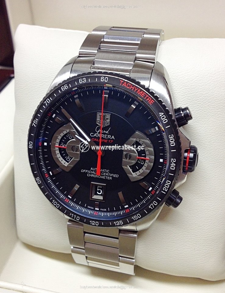 TAG Heuer Grand Carrera Mens watch Unisex Automatic Steel CAV511C