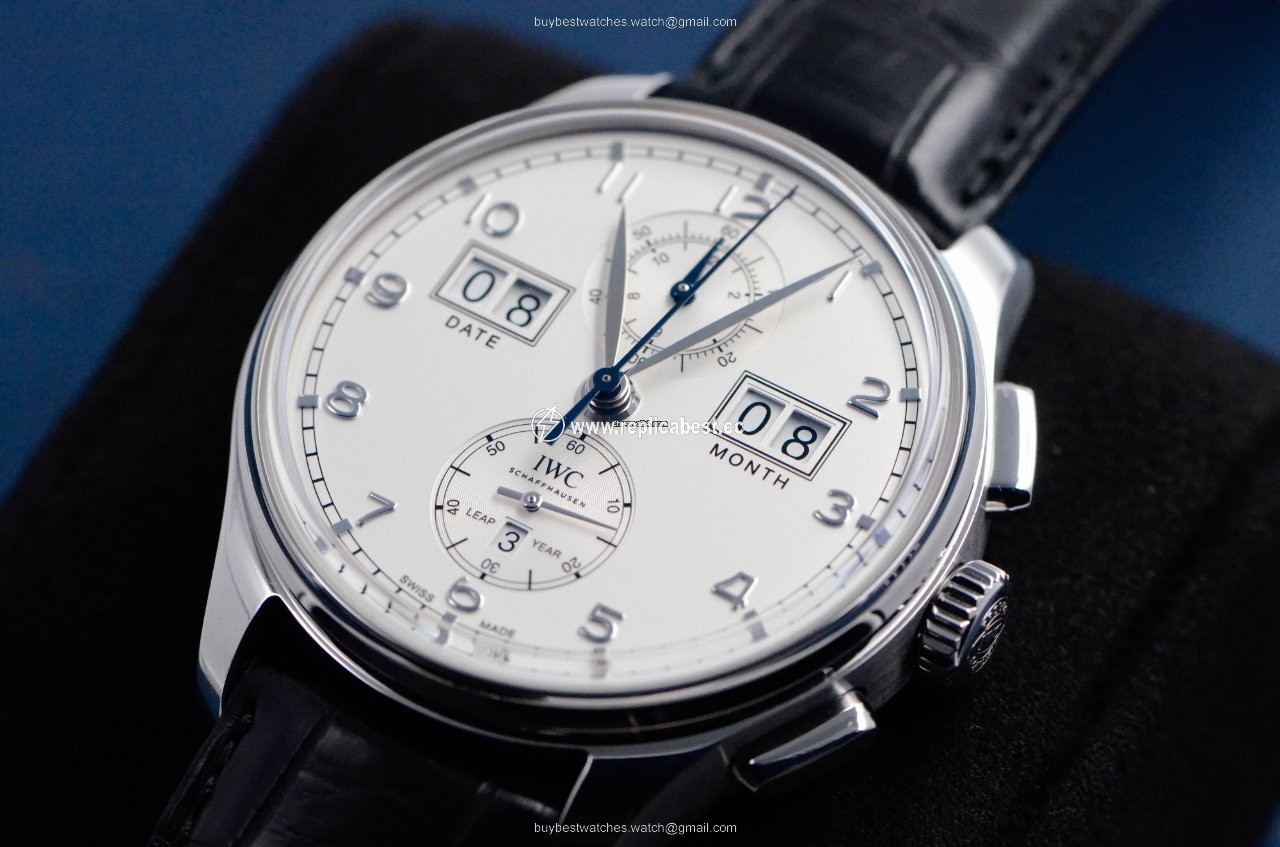 IWC Portuguese Perpetual Calendar Digital Date-Month Mens watch Unisex Automatic Platinum IW397201
