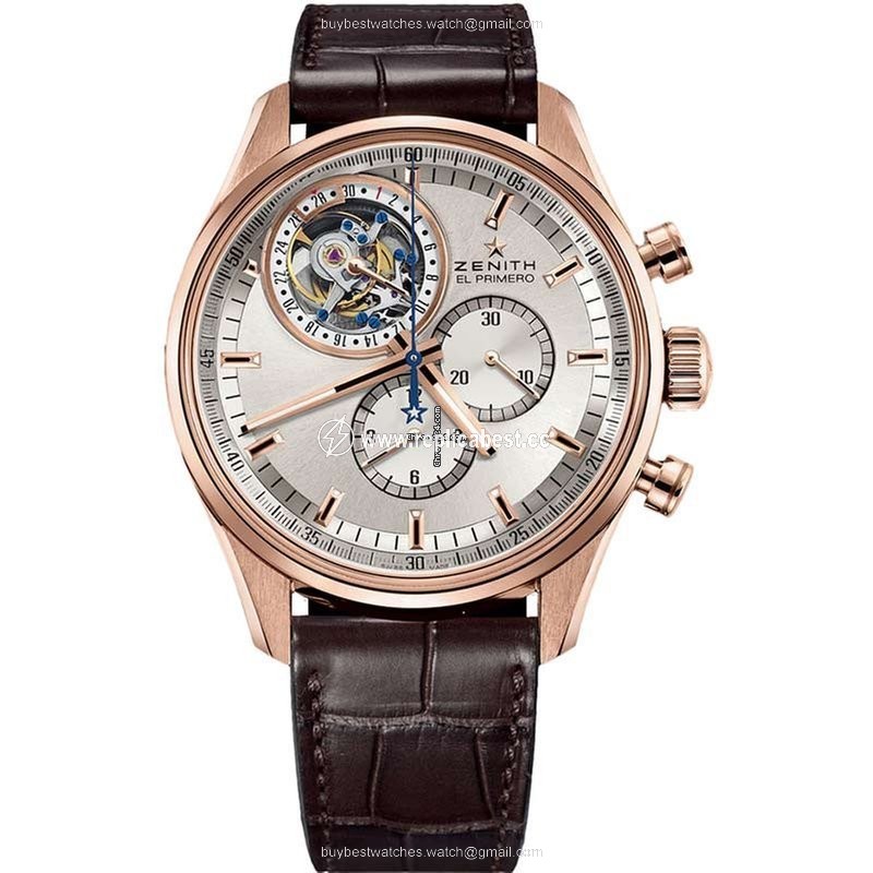 Zenith El Primero Tourbillon Mens watch Unisex Manual winding Rose gold 18.2050.4035-01.C713