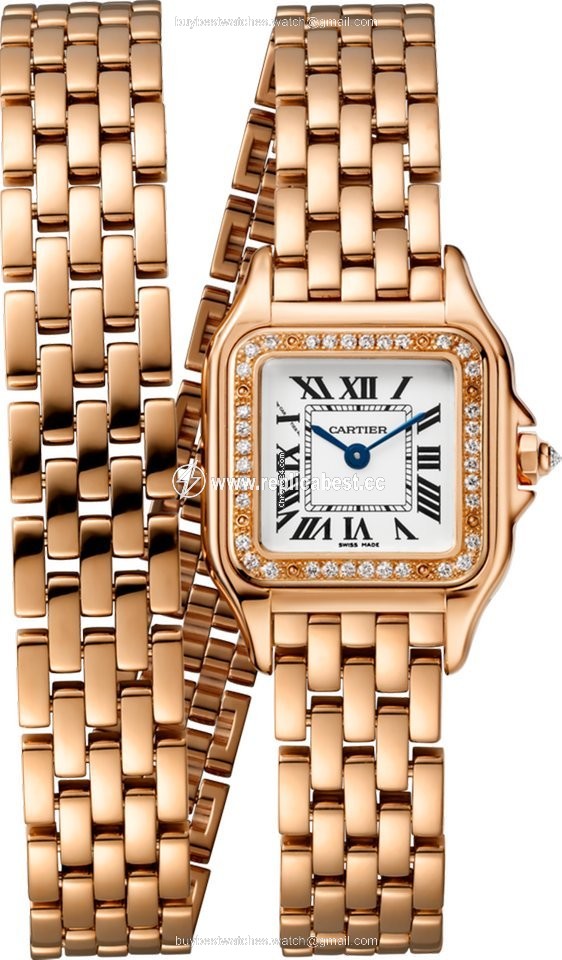 Cartier Panthere Womens watch Quartz Rose gold WJPN0014