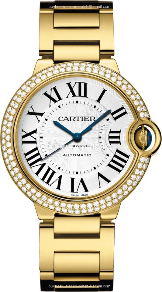 Cartier Ballon Bleu 36mm Womens watch Automatic Yellow gold WJBB0007