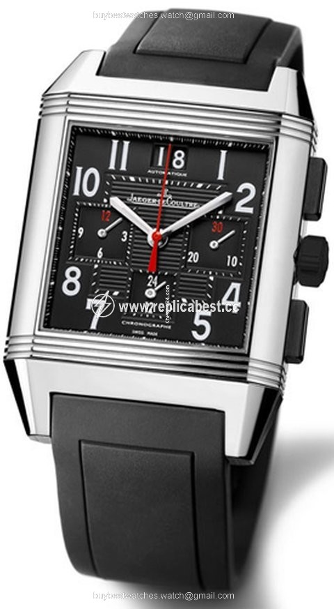 Jaeger-LeCoultre Reverso Squadra Chronograph GMT Mens watch Unisex Automatic Steel 230.8.45
