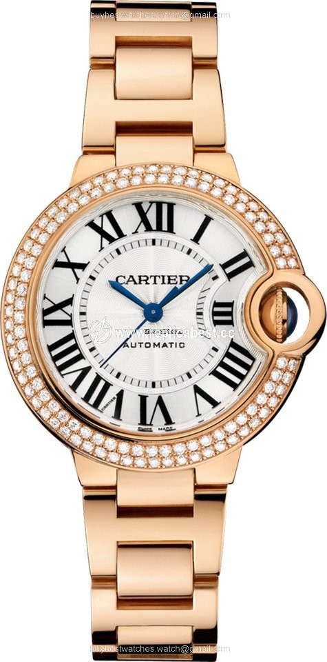 Cartier Ballon Bleu 33mm Womens watch Automatic Rose gold WE902064