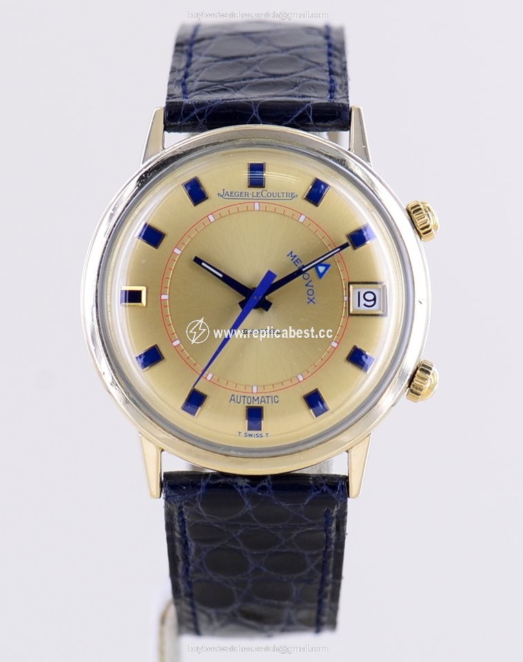 Jaeger-LeCoultre Mens watch Unisex Automatic Gold Steel 874 Memovox Vintage
