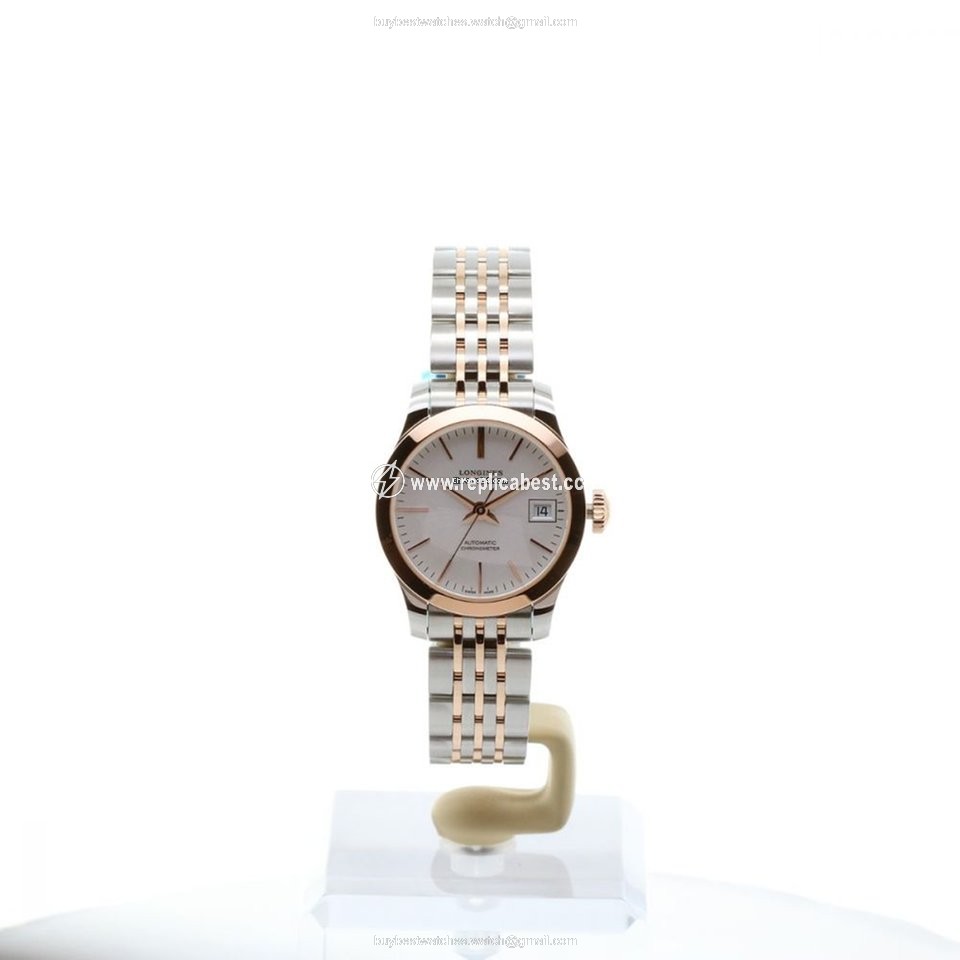 Longines Record Womens watch Automatic Gold Steel L2.320.5.72.7