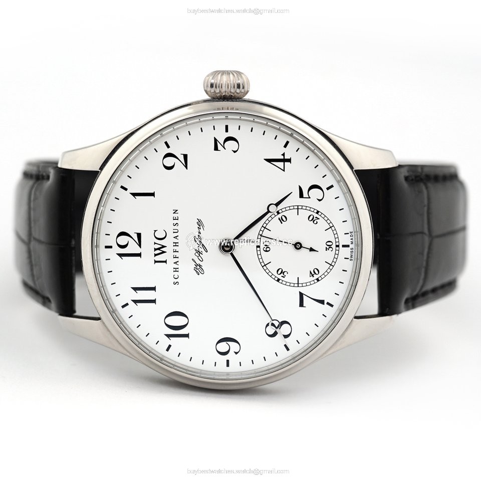IWC Portuguese Hand-Wound Mens watch Unisex Manual winding Platinum IW544202