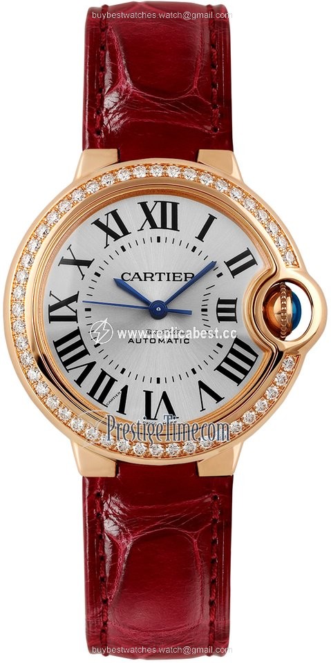 Cartier Ballon Bleu 33mm Womens watch Automatic Rose gold wjbb0033