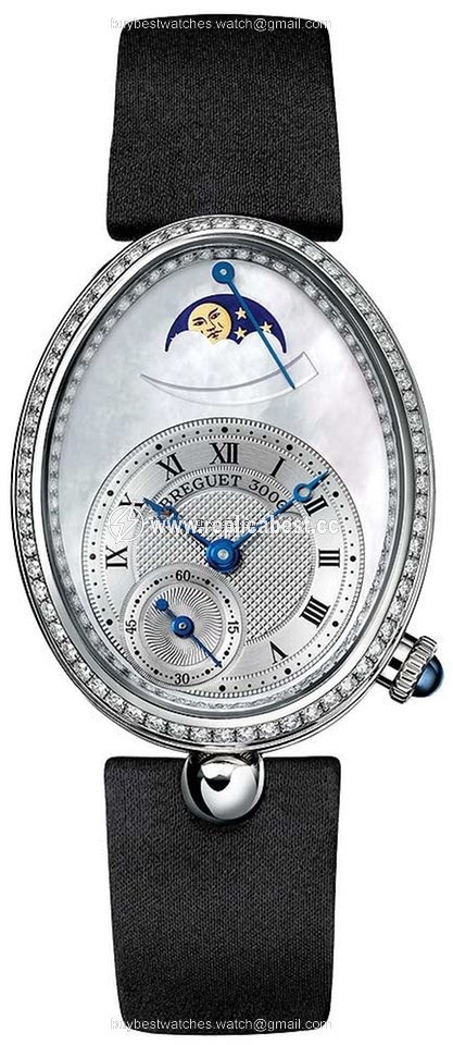 Breguet Reine de Naples Automatic White gold 8908BB 52 964 D00D