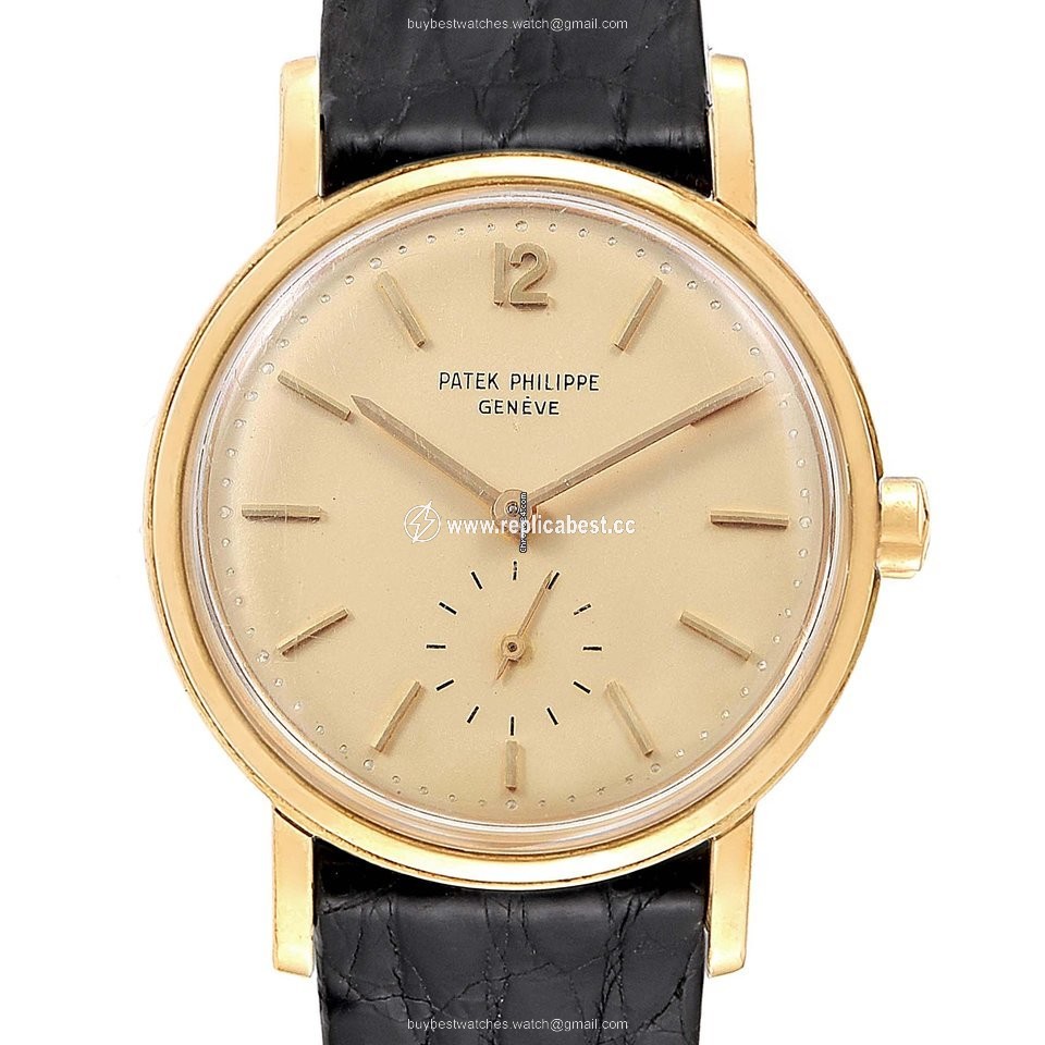 Patek Philippe Calatrava Mens watch Unisex Automatic Yellow gold 3435