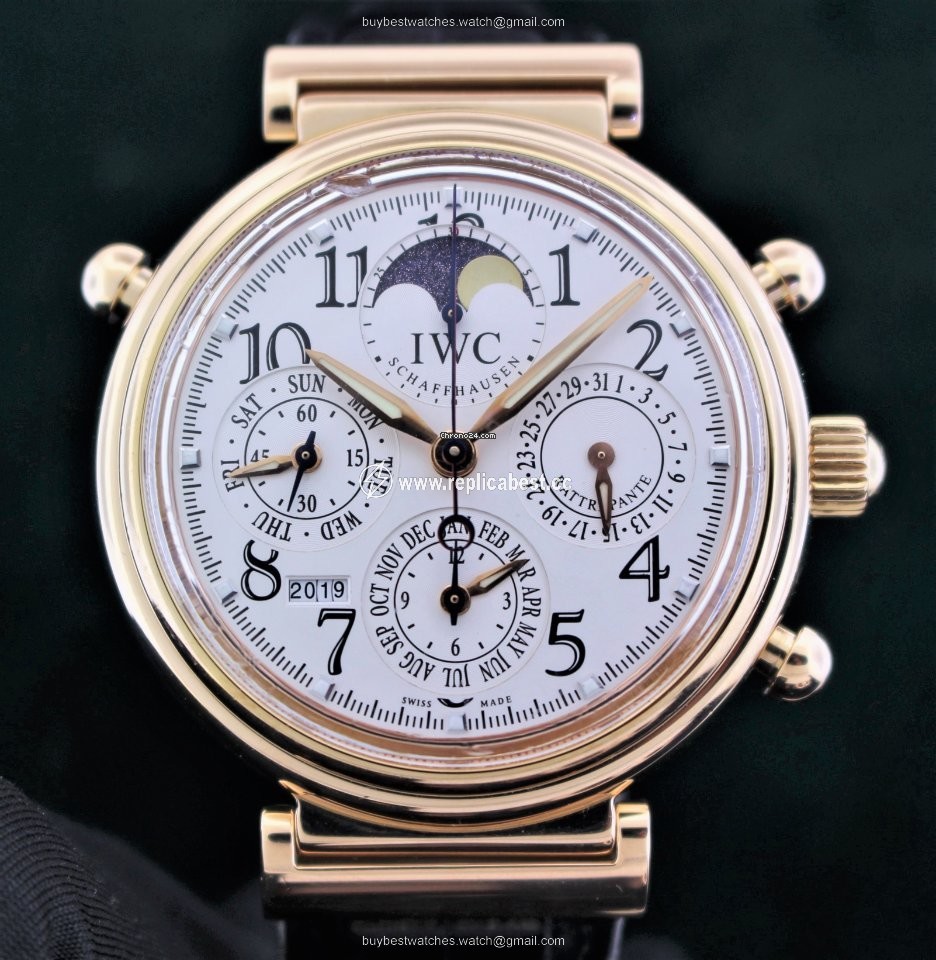 IWC Da Vinci Perpetual Calendar Mens watch Unisex Automatic Yellow gold IW3754