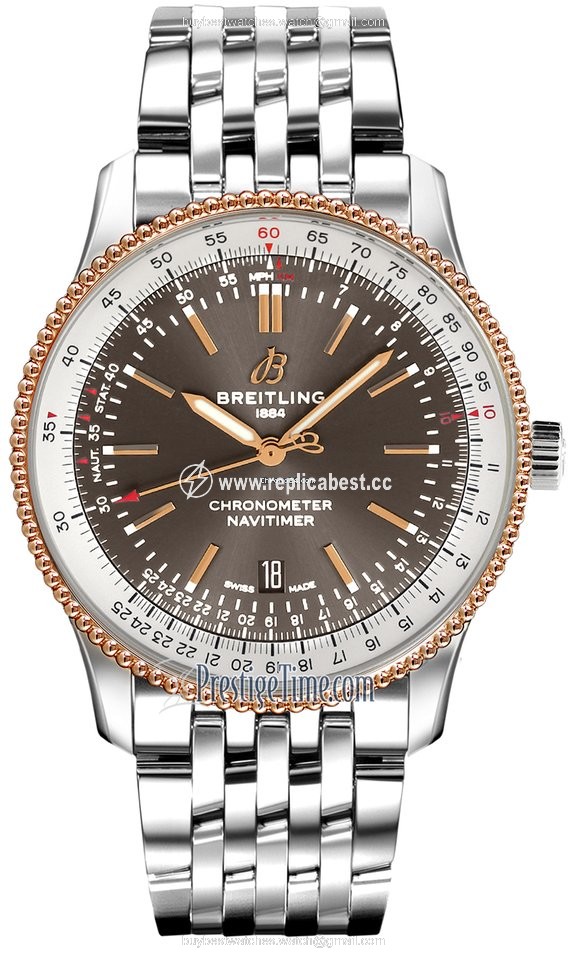 Breitling Navitimer Mens watch Unisex Automatic Gold Steel u17326211m1a1