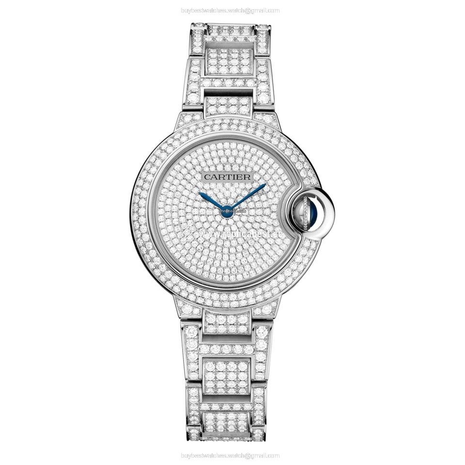 Cartier Ballon Bleu 33mm Womens watch Automatic White gold HPI00562