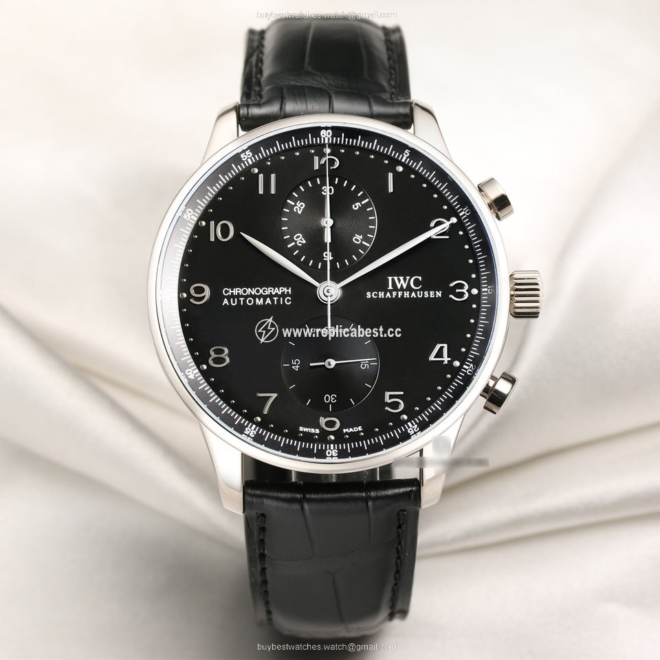 IWC Portuguese Chronograph Mens watch Unisex Automatic White gold IW371413