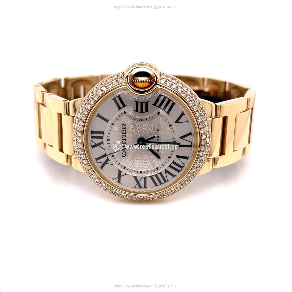 Cartier Ballon Bleu 36mm Womens watch Automatic Yellow gold WE9004Z3