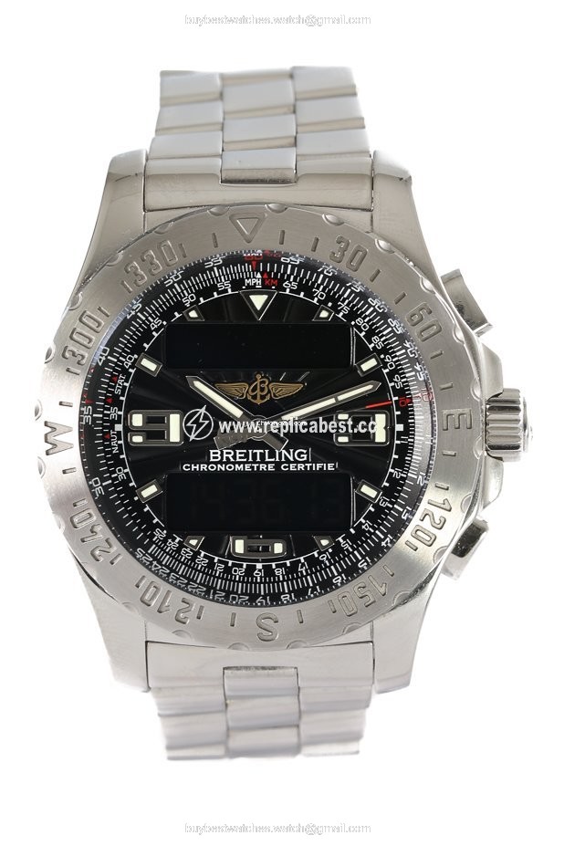 Breitling Airwolf Mens watch Unisex Quartz Steel A78363