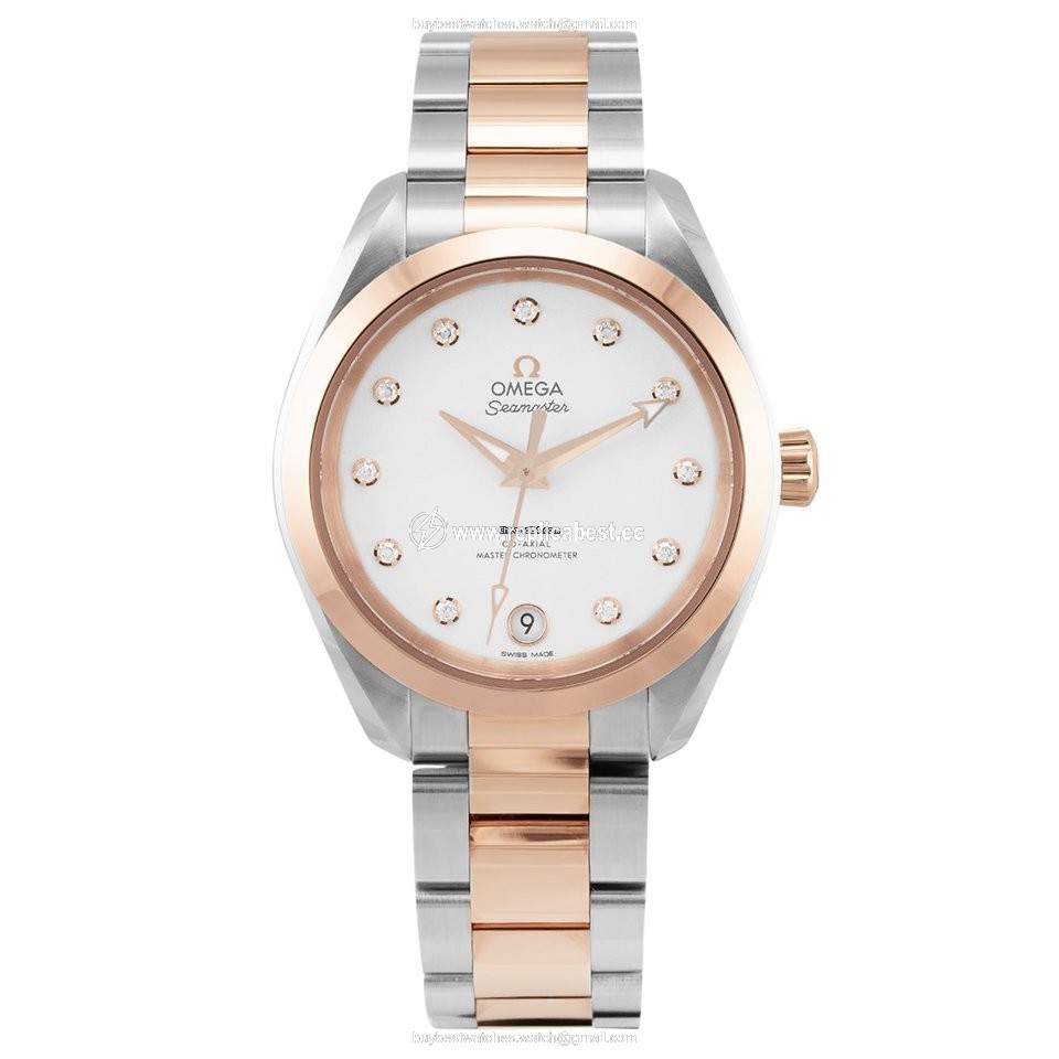 Omega Seamaster Aqua Terra Womens watch Automatic Gold Steel 220.20.34.20.52.001