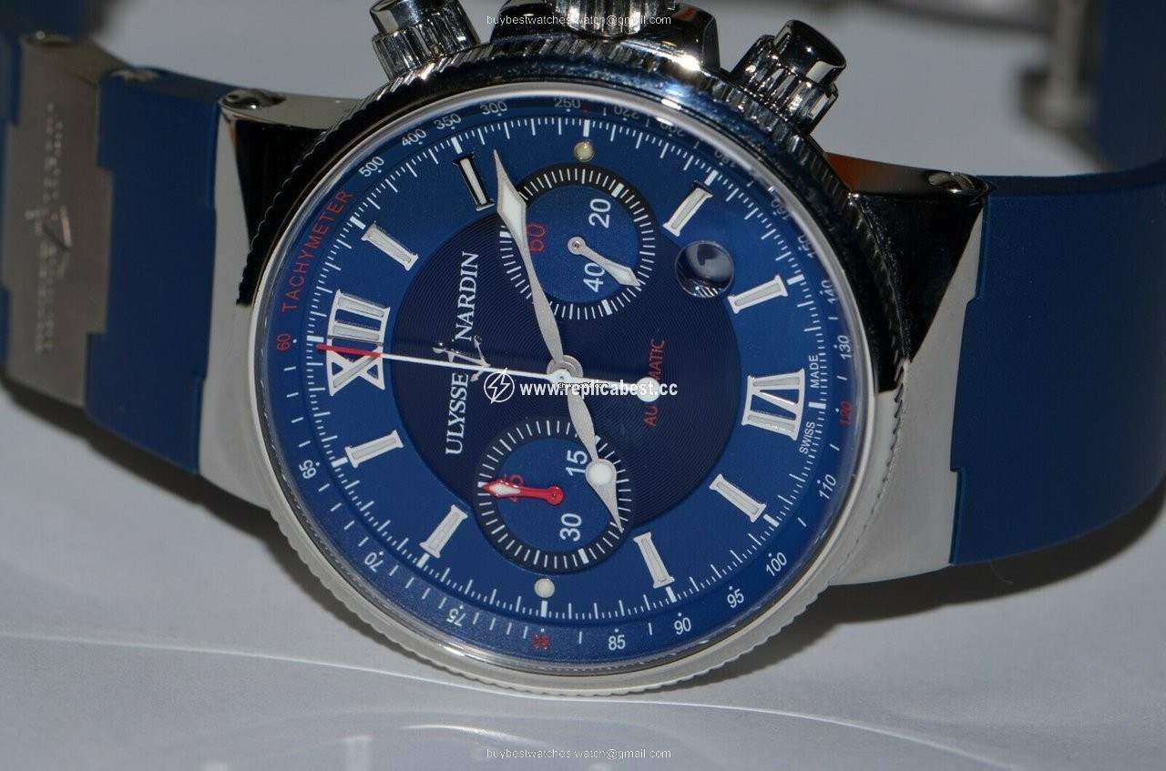 Ulysse Nardin Marine Chronograph Mens watch Unisex Automatic Steel 353-66 323