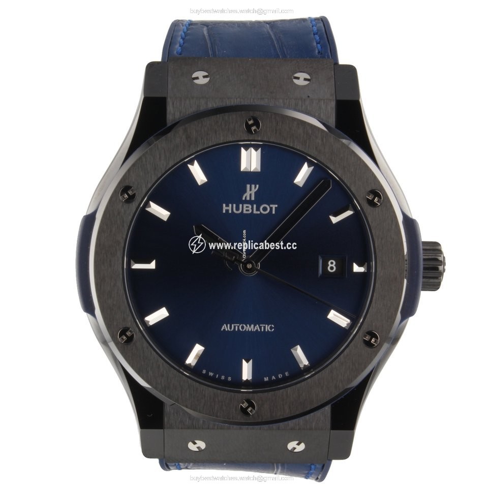 Hublot Classic Fusion Blue Mens watch Unisex Automatic Ceramic 542CM7170LR