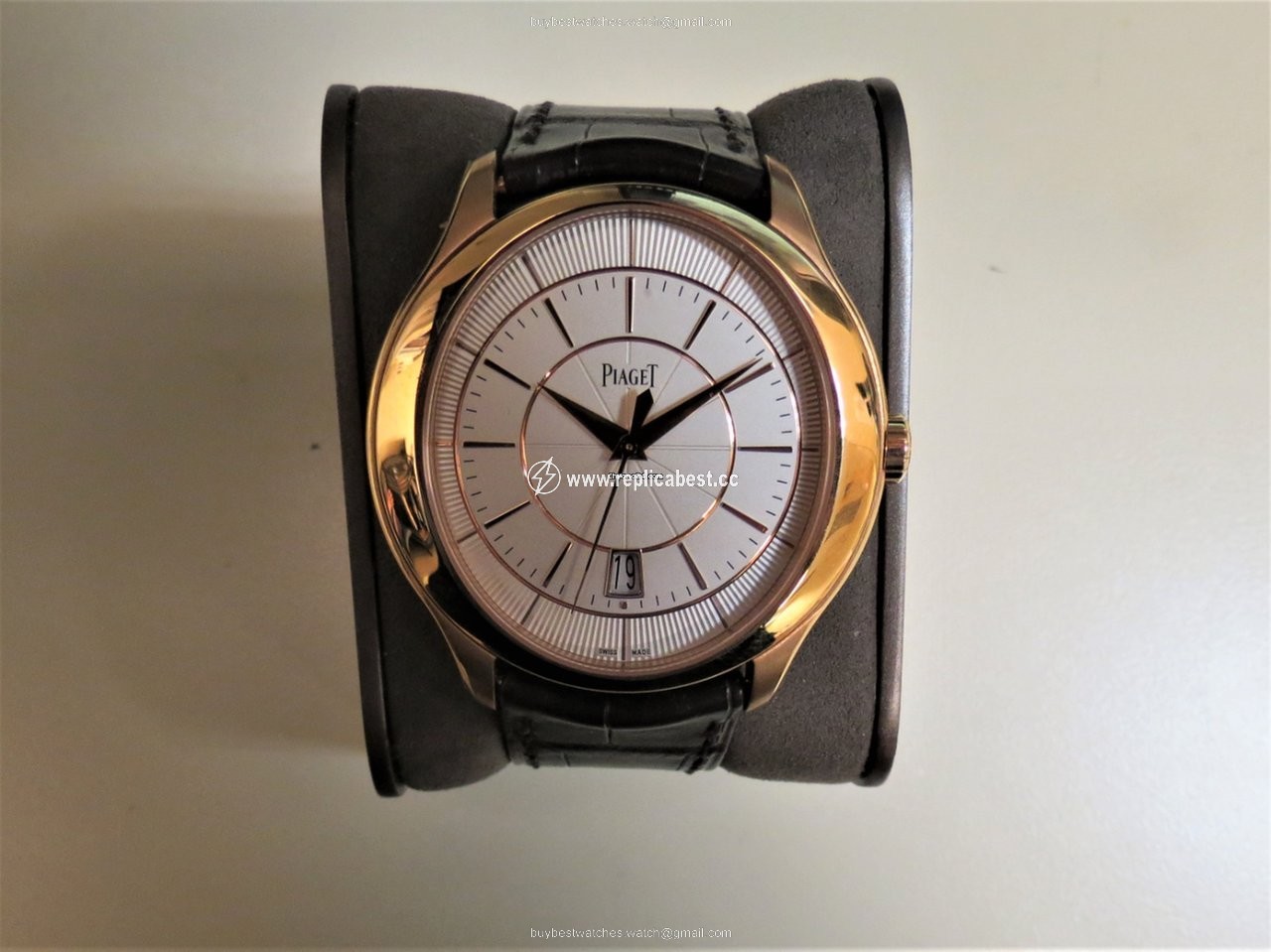 Piaget Gouverneur Mens watch Unisex Automatic Rose gold G0A37110