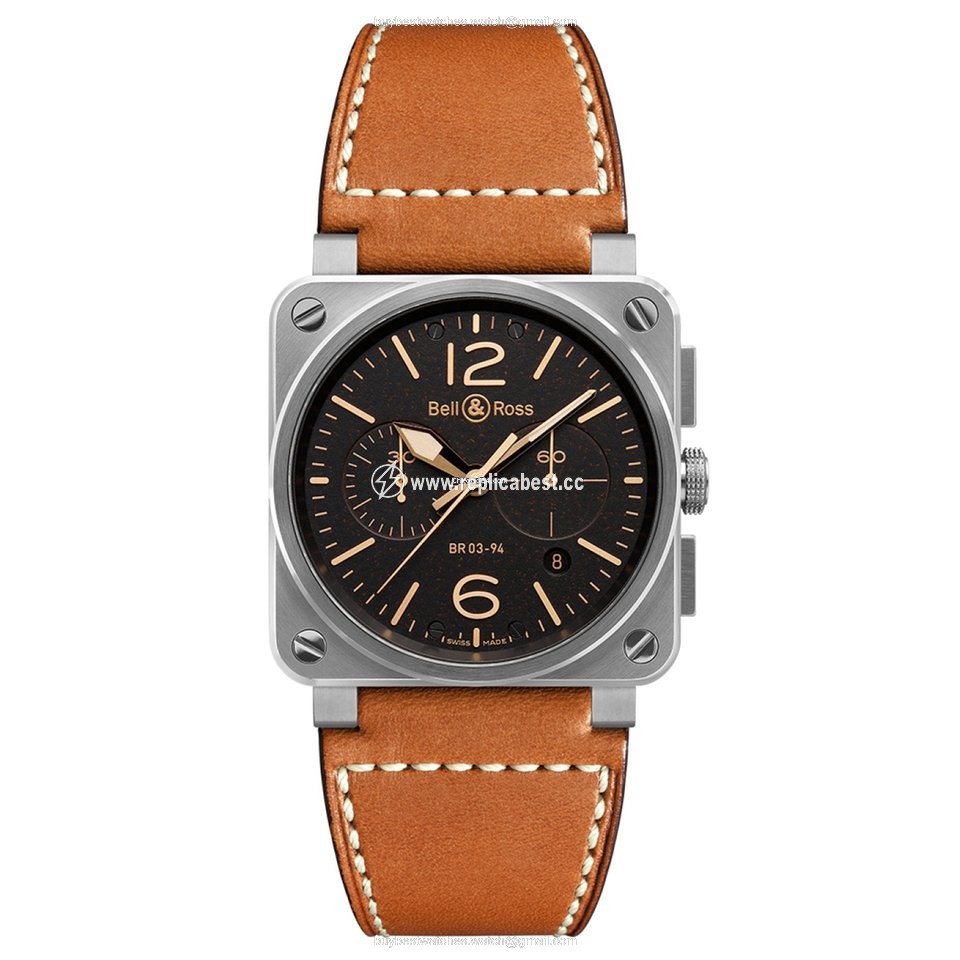 Bell & Ross BR 03-94 Chronographe Mens watch Unisex Automatic Steel BR0394STGHE SCA