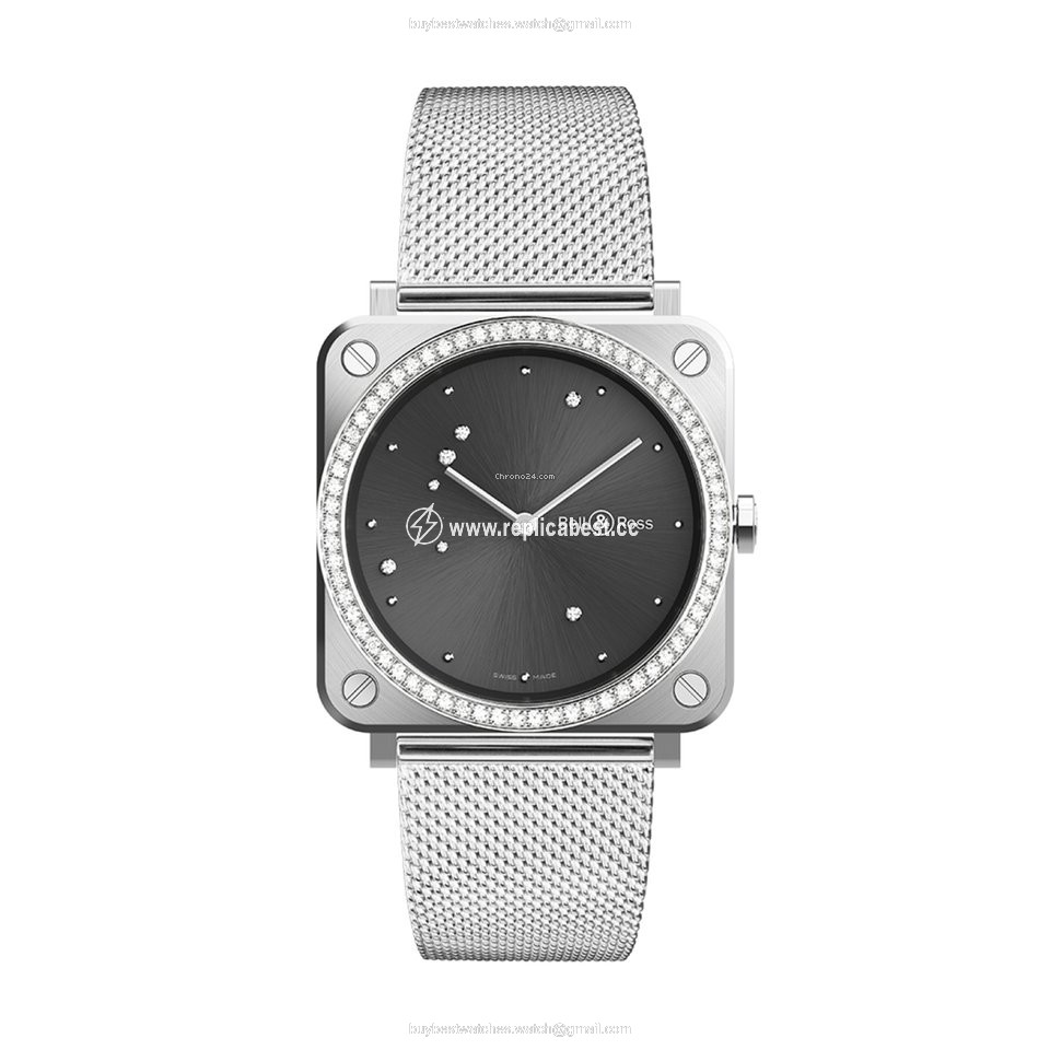 Bell & Ross BR S Womens watch Quartz Steel BRSERUSTLGD SST
