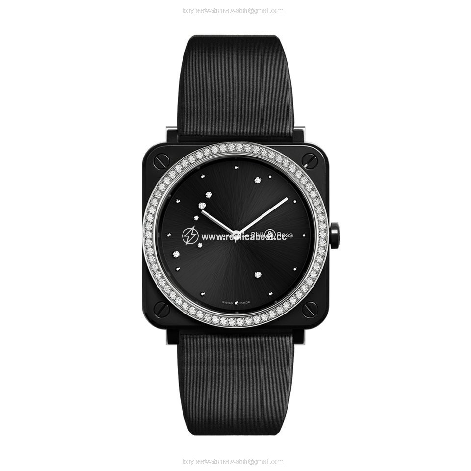 Bell & Ross BR S Womens watch Quartz Ceramic BRSEBLCELGD SCA