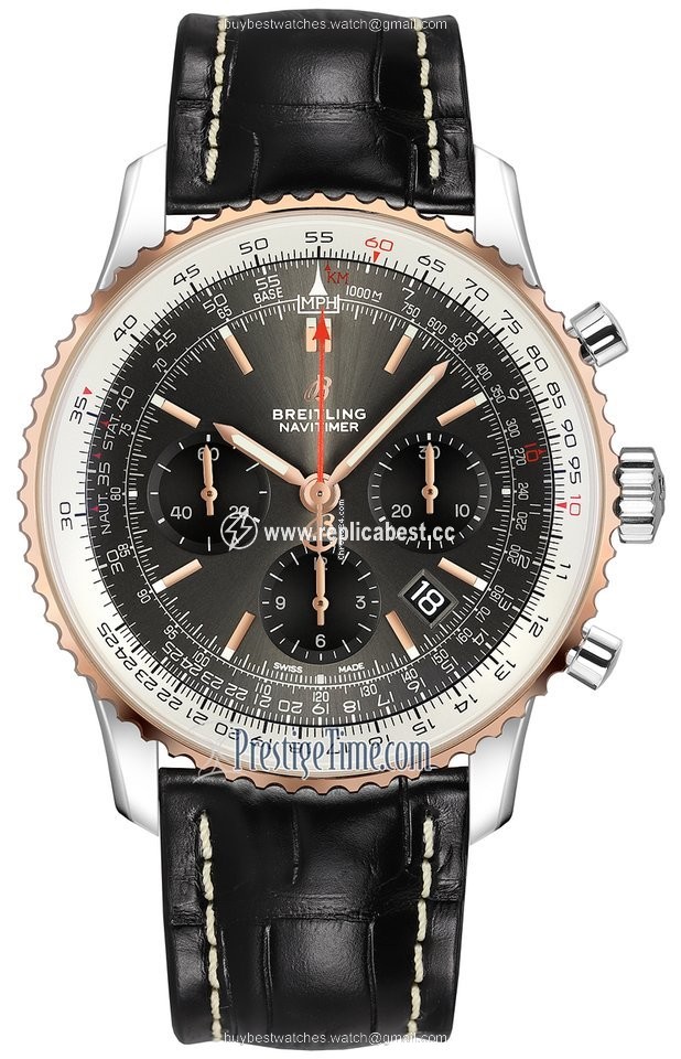 Breitling Navitimer 1 B01 Chronograph 43 Mens watch Unisex Automatic Steel ub0121211f1p2