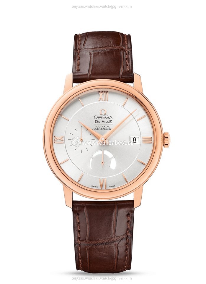 Omega De Ville Prestige Mens watch Unisex Automatic Red gold 424.53.40.21.02.001