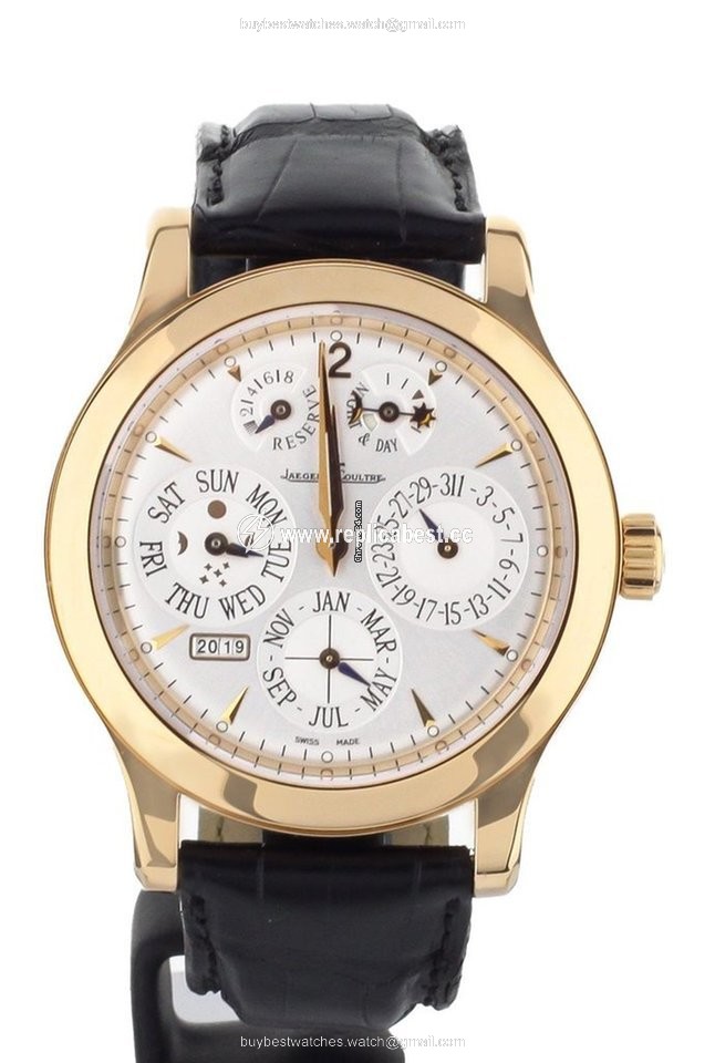 Jaeger-LeCoultre Master Eight Days Perpetual Mens watch Unisex Automatic Rose gold 146.2.26.S