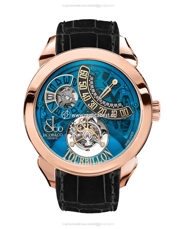 Jacob & Co. Mens watch Unisex Manual winding Rose gold PT510.40.NS.MB.A