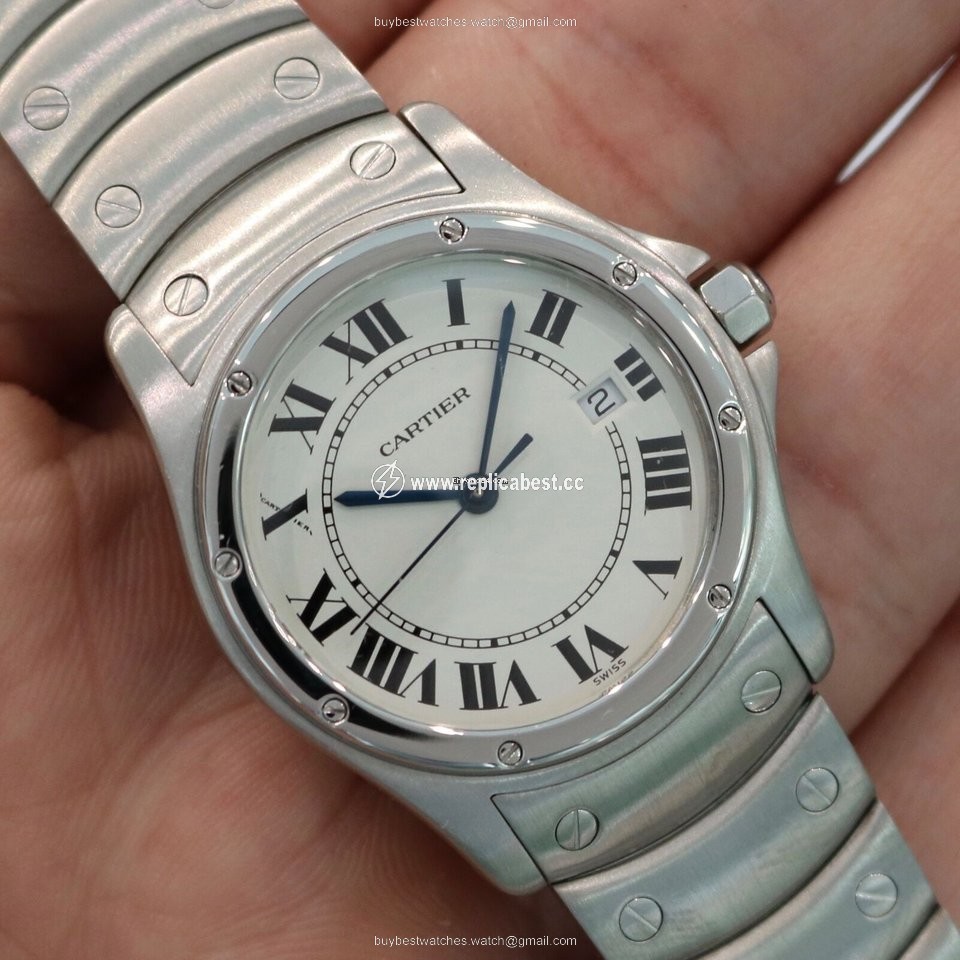 Cartier Santos Womens watch Quartz Steel 1561-1