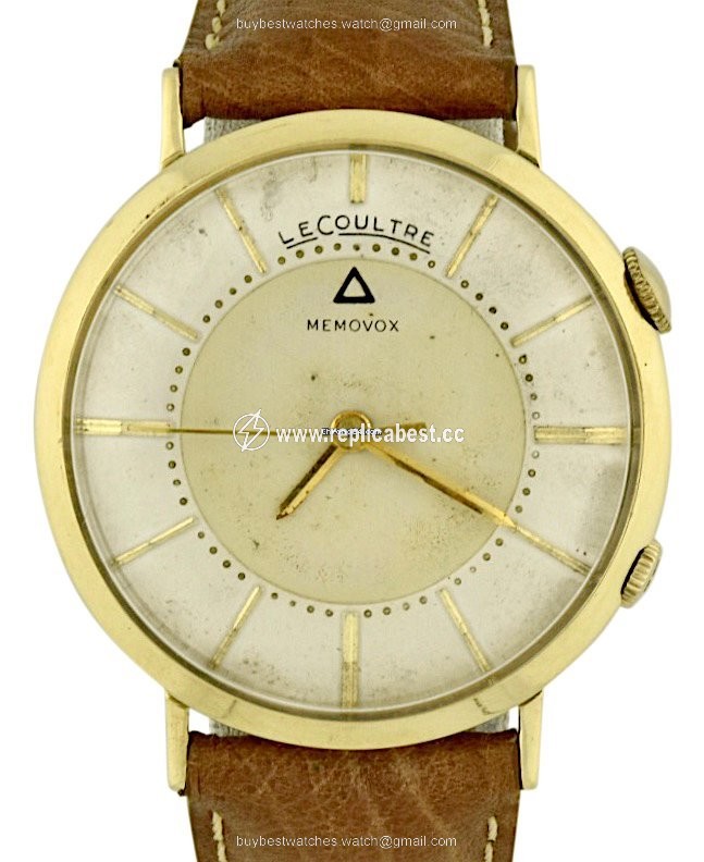 Jaeger-LeCoultre Mens watch Unisex Manual winding Gold Steel Lecoultre memovox 3514