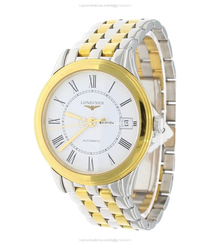 Longines Flagship Mens watch Unisex Automatic Gold Steel L4.774.3.22.7