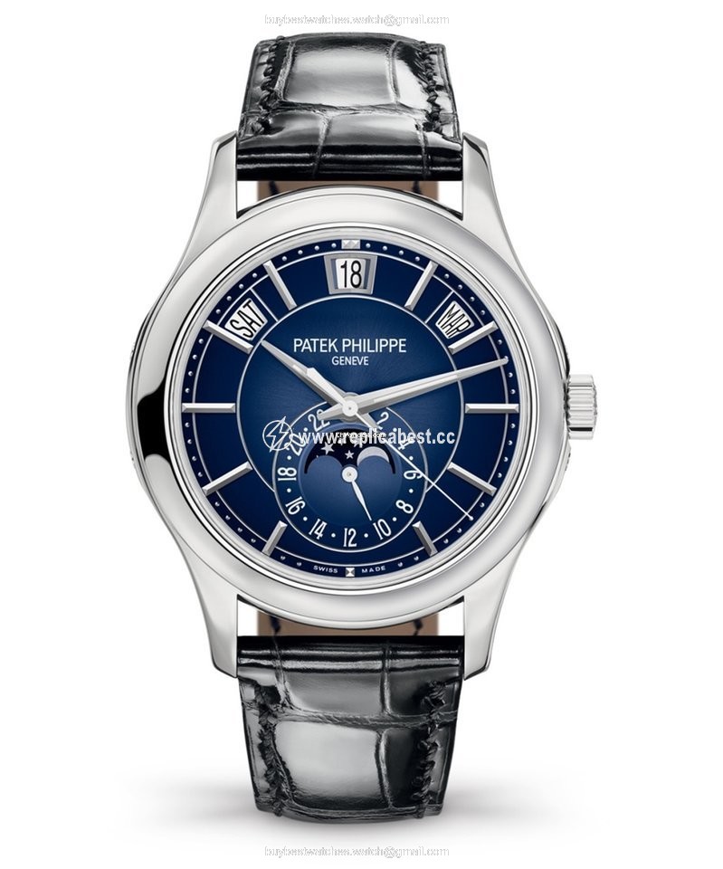 Patek Philippe Annual Calendar Mens watch Unisex Automatic White gold 5205G-013