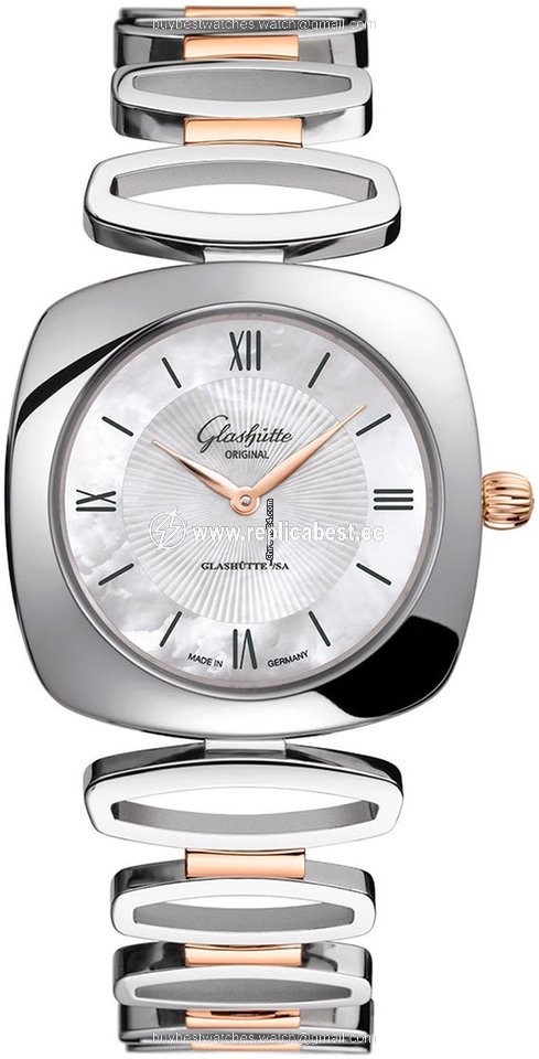 Glashutte Original Pavonina Womens watch Quartz Gold Steel 1-03-02-05-06-14