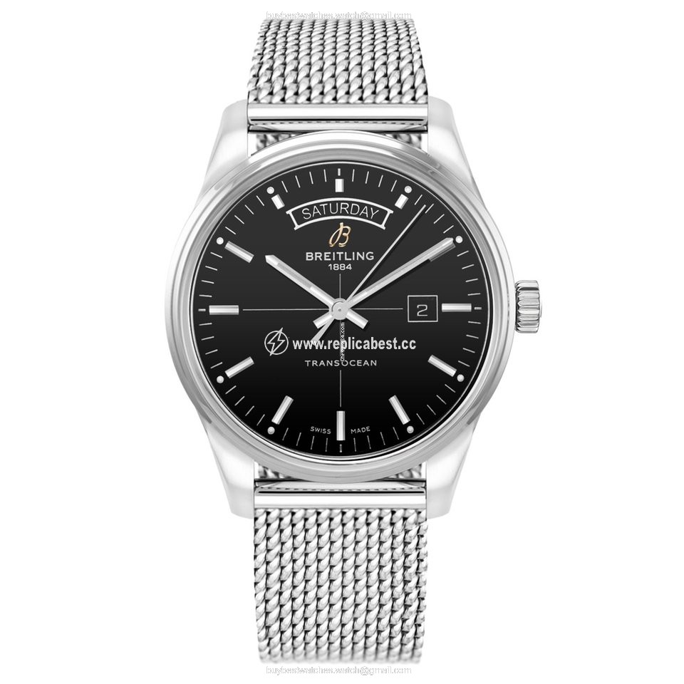 Breitling Transocean Day & Date Mens watch Unisex Automatic Steel A45310121B1A1