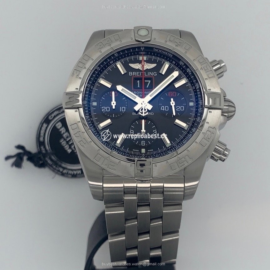 Breitling Blackbird Mens watch Unisex Automatic Steel A4436010 BB71 379A