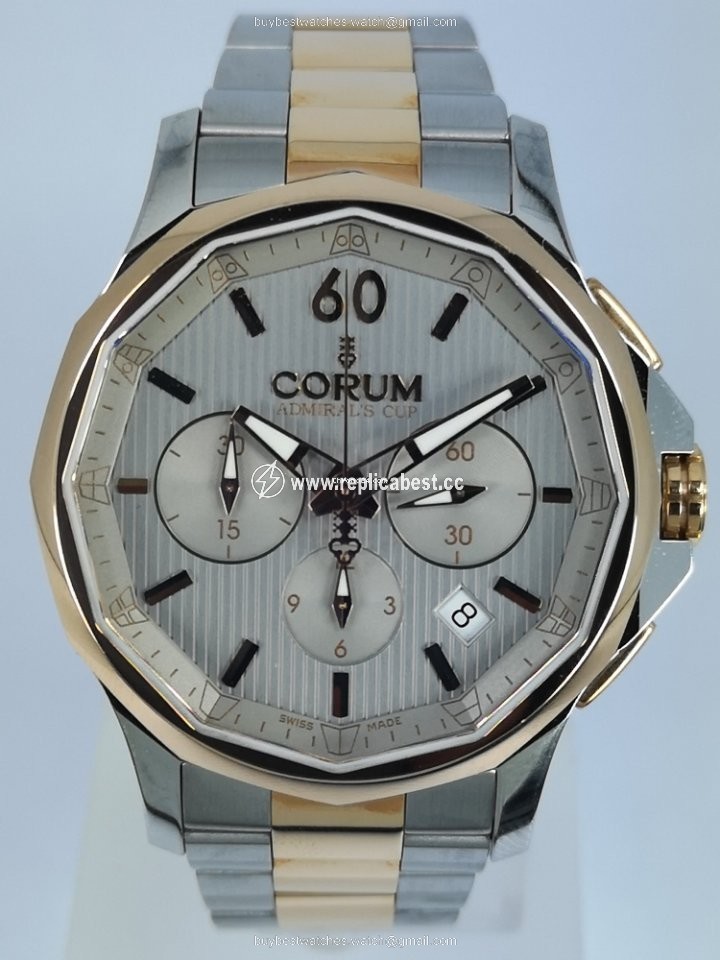 Corum Admirals Cup Legend 42 Mens watch Unisex Automatic Gold Steel 984.101.24 V705 FH11
