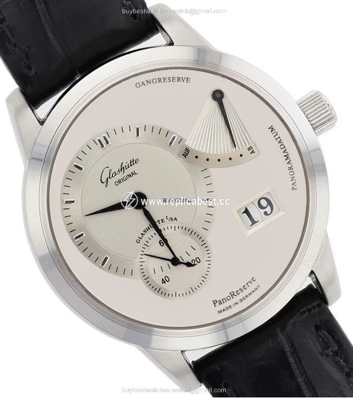 Glashutte Original PanoReserve Mens watch Unisex Manual winding Steel 65-01-02-02-04