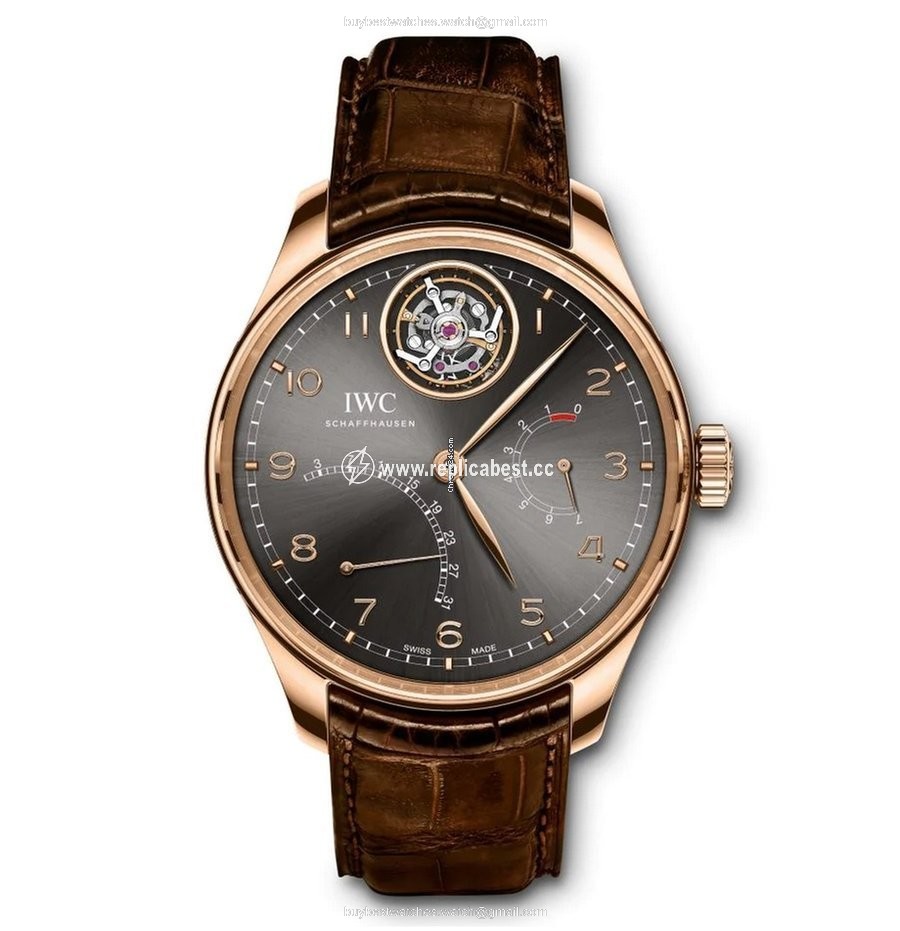 IWC Portuguese Tourbillon Mens watch Unisex Automatic Rose gold IW504602