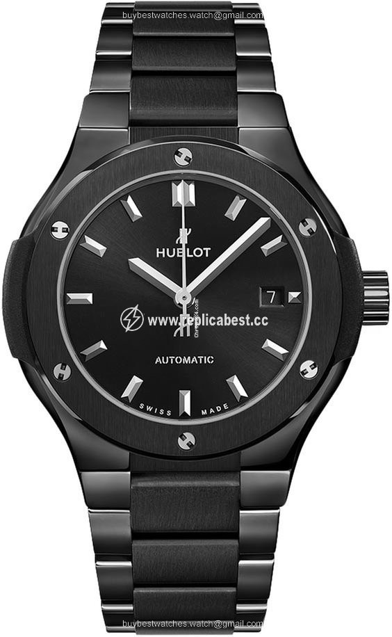 Hublot Classic Fusion 45, 42, 38, 33 mm Womens watch Automatic Ceramic 585.CM.1470.CM Black Magic