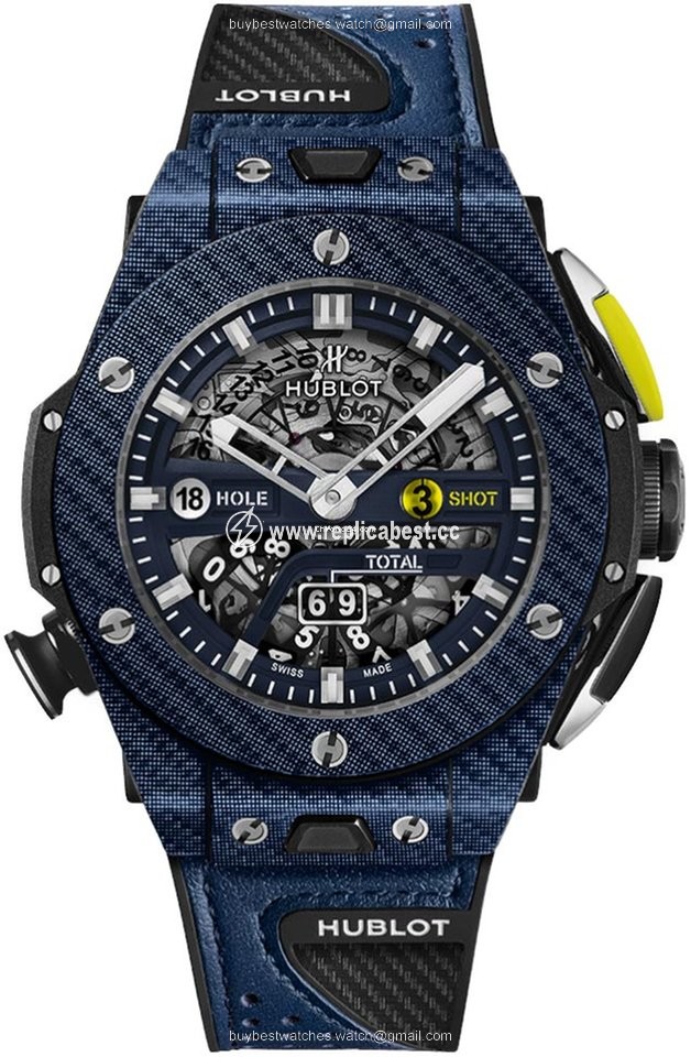 Hublot Big Bang Unico Mens watch Unisex Automatic Carbon 416.YL.5120.VR Blue Carbon