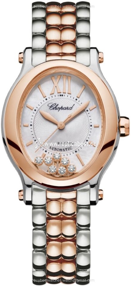 Chopard Happy Sport Womens watch Automatic Gold Steel 278602-6002