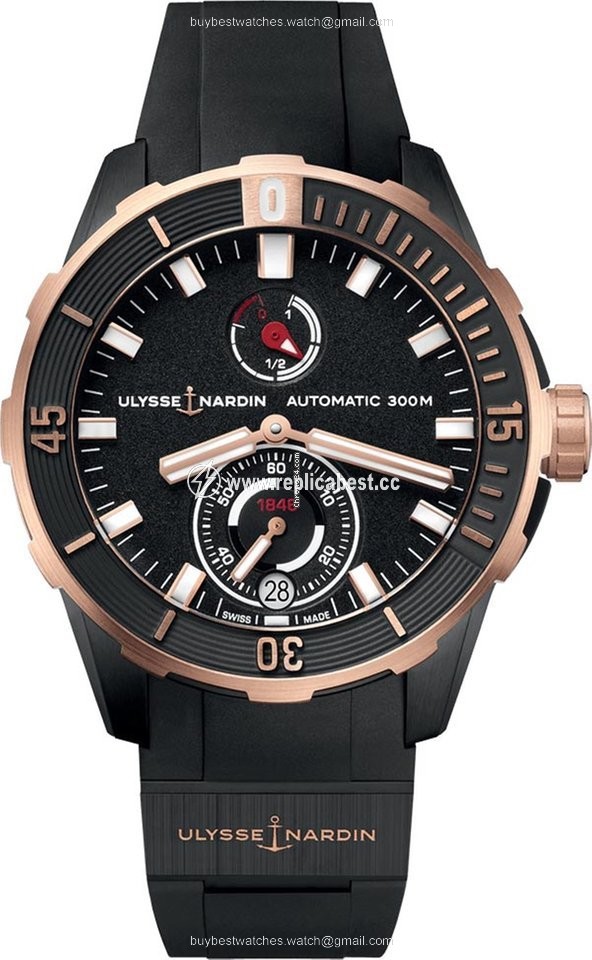 Ulysse Nardin Mens watch Unisex Automatic 1185-170-3 Black