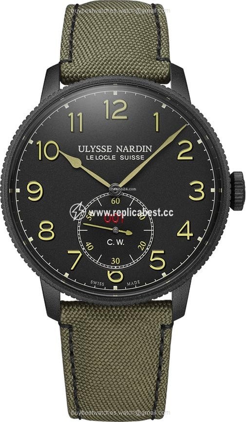 Ulysse Nardin Marine Torpilleur Mens watch Unisex Automatic 1183-320LE Black