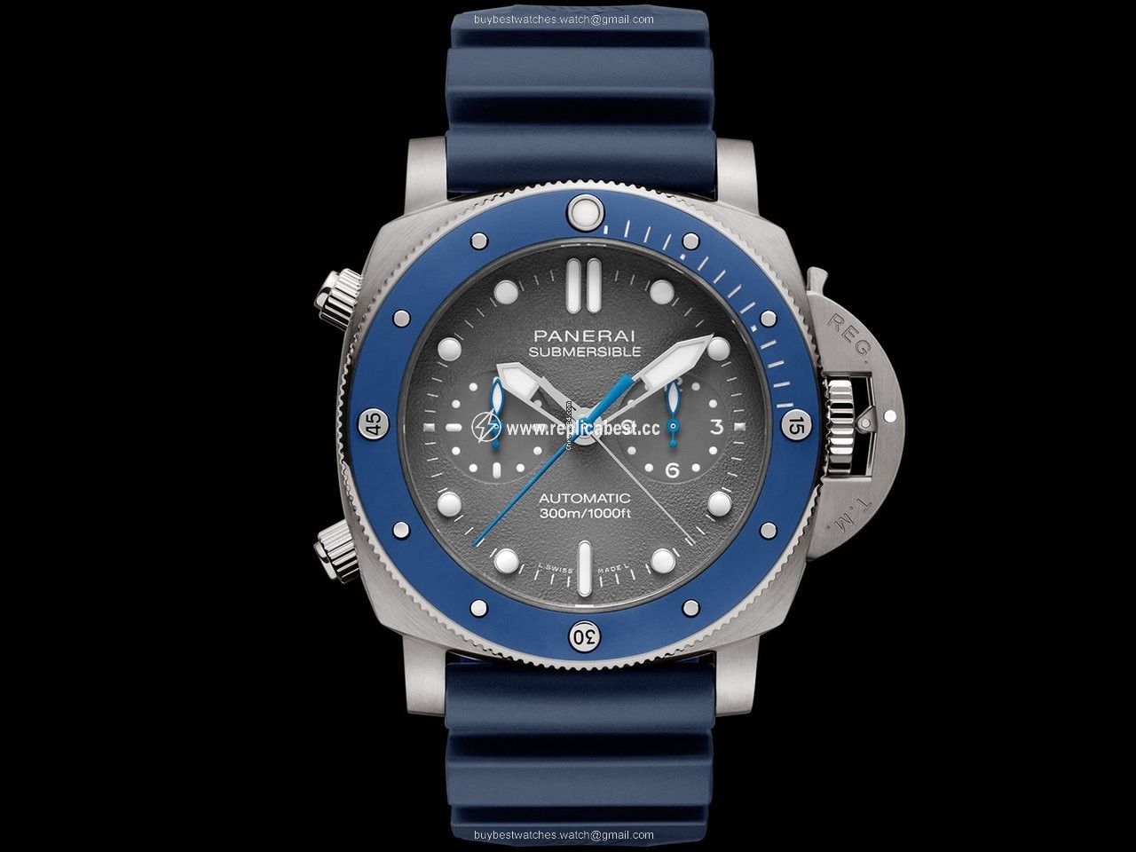Panerai Luminor Submersible Mens watch Unisex Automatic Titanium PAM 00982